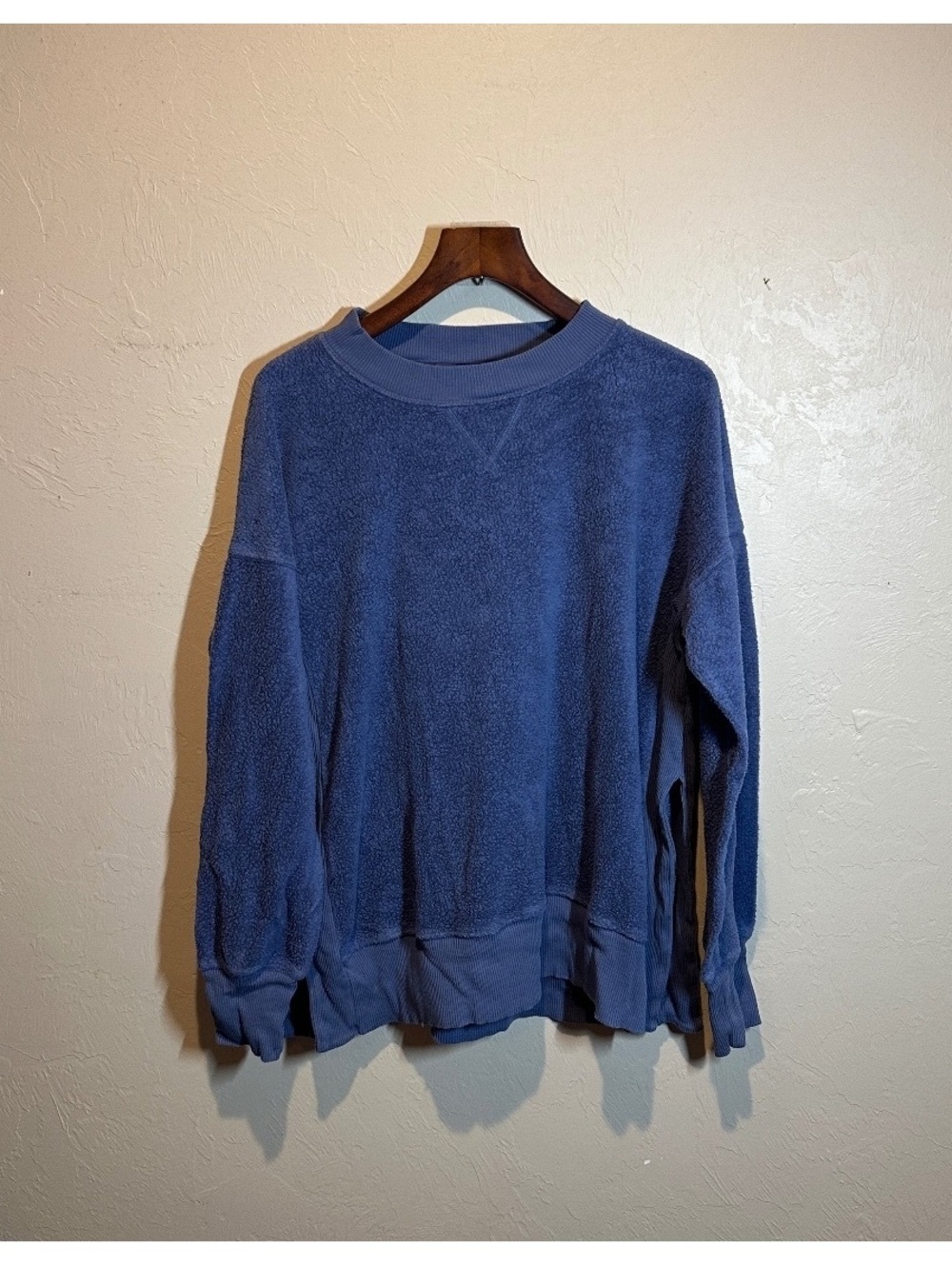 Aerie Navy Blue Crewneck Sweatshirt Size Small